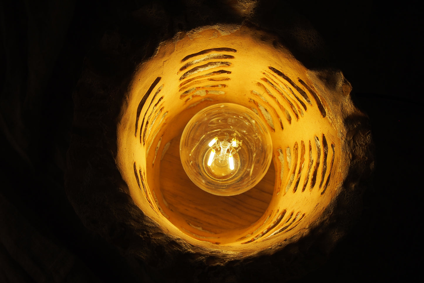 Echo I, ceramic lamp sculpture
