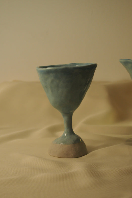 Lily II,  Ceramic Wine Glass