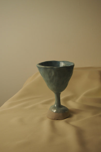 Lily II,  Ceramic Wine Glass