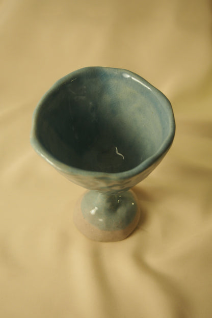 Lily II,  Ceramic Wine Glass