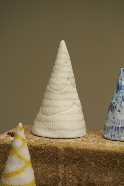 Pure: Carved porcelain Christmas tree